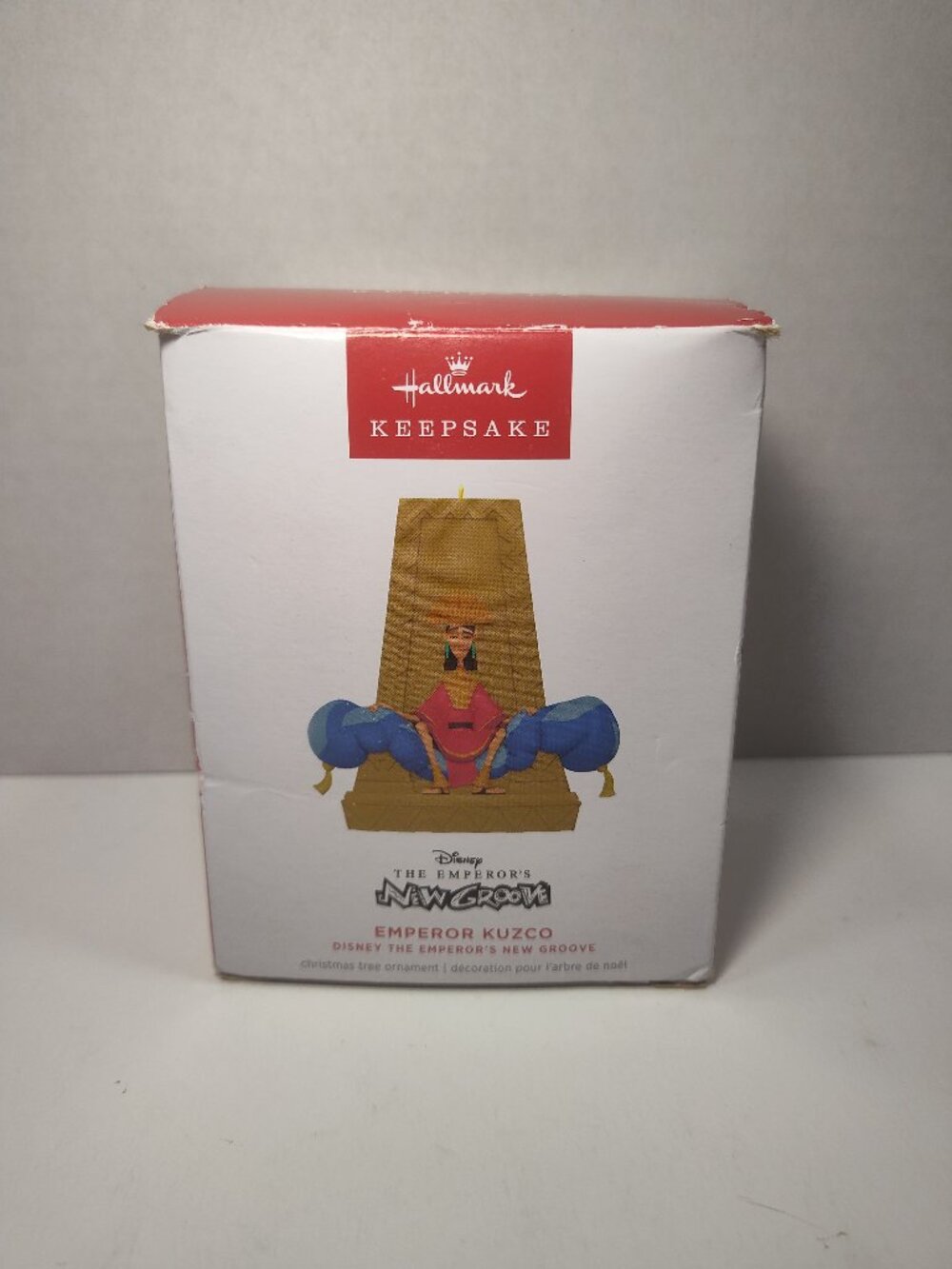 Hallmark Keepsake Emperor Kuzco Ornament 2025 Disney New Groove Open Box Wear